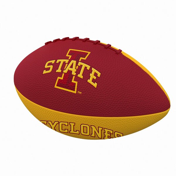 Logo Brands Iowa State Pinwheel Junior Size Rubber Football 156-93JR-2